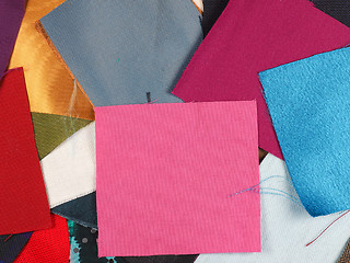 Image showing Fabric samples