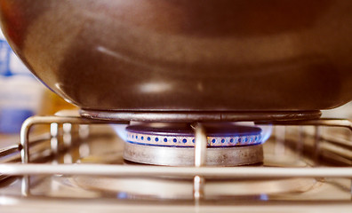 Image showing Retro look Gas cooker