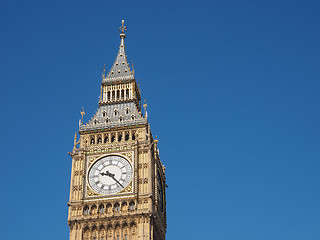 Image showing Big Ben in London