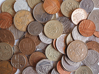 Image showing Pound coins