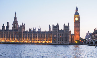 Image showing Houses of Parliament in London