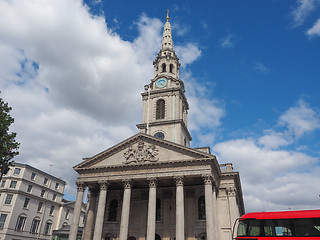 Image showing St Martin church in London