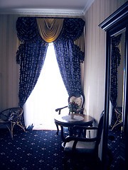 Image showing cosy room in luxury style with chairs and table