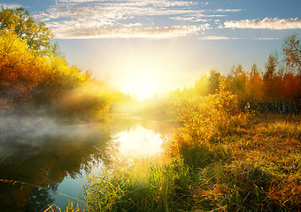 Image showing River in autumn