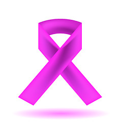 Image showing Pink Ribbonribbon