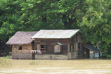 Image showing Monsoon flooding in Myanmar 2015