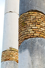 Image showing old column in the   nature