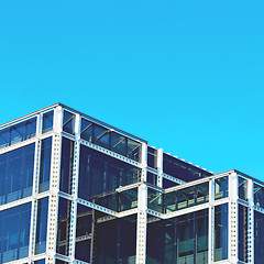 Image showing windows in the city of london home and office   skyscraper  buil