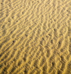 Image showing the brown sand dune in the sahara morocco desert 