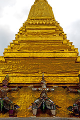Image showing asia  thailand  in  bangkok  rain    religion  mosaic