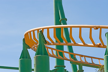 Image showing Rollercoaster Track