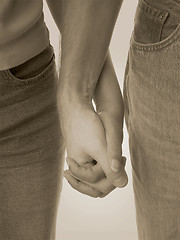 Image showing Holding hands