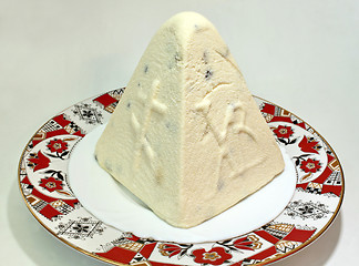 Image showing  Easter curd on a beautiful plate