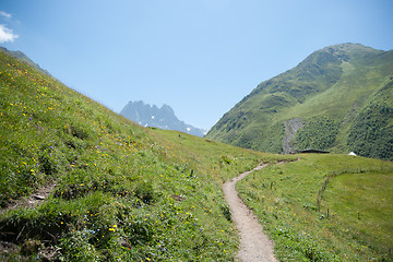Image showing Hiking in Georgia Mountain