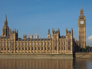 Image showing Houses of Parliament in London