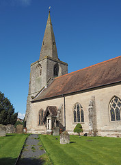 Image showing St Mary Magdalene church in Tanworth in Arden