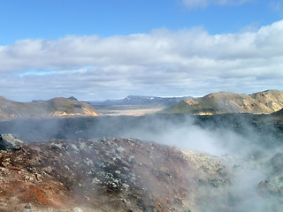 Image showing Hot spring in Iceland