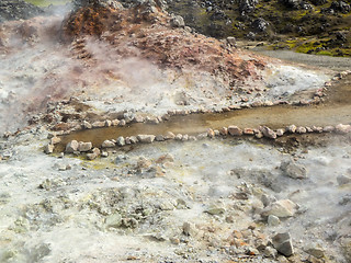 Image showing Hot spring in Iceland