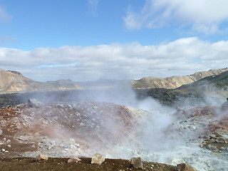 Image showing Hot spring in Iceland