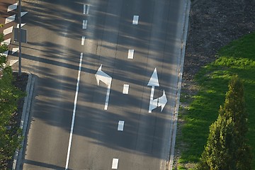 Image showing Road lanes