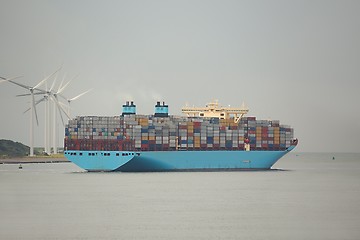 Image showing Huge Container Ship