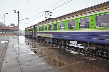 Image showing Trains on the staion