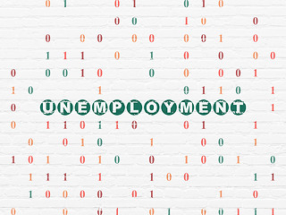 Image showing Finance concept: Unemployment on wall background