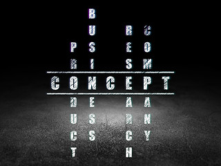 Image showing Advertising concept: Concept in Crossword Puzzle