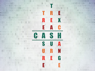 Image showing Banking concept: Cash in Crossword Puzzle