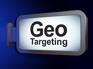 Image showing Business concept: Geo Targeting on billboard background