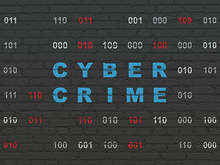 Image showing Protection concept: Cyber Crime on wall background