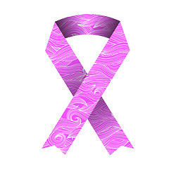 Image showing Breast Cancer Awareness Pink Ribbon