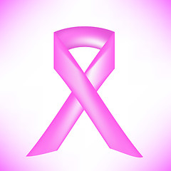 Image showing Breast Cancer Awareness Pink Ribbon