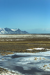 Image showing Impressive volcano mountain landscape in Iceland
