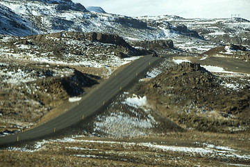 Image showing Ring road in Iceland, spring