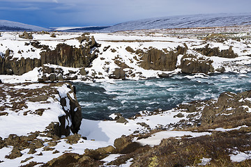 Image showing Waterfall Godafoss, Iceland