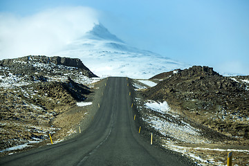 Image showing Ring road in Iceland, spring