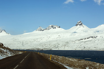 Image showing Ring road in Iceland, spring