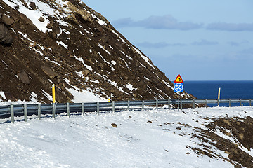 Image showing Ring road in Iceland, spring