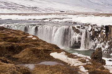 Image showing Waterfall Godafoss, Iceland