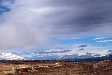 Image showing Impressive volcano mountain landscape in Iceland