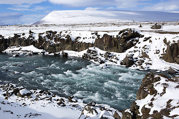 Image showing Waterfall Godafoss, Iceland