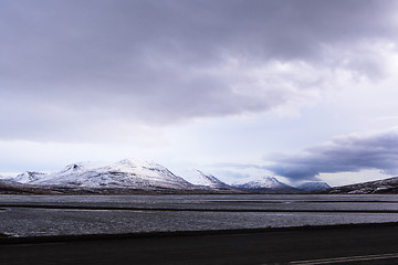 Image showing Volcanic mountain landscape in Iceland