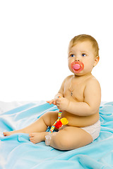 Image showing baby in diapers