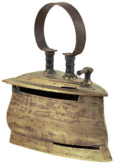 Image showing Old Cooper Iron Cutout