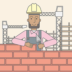 Image showing Bricklayer.