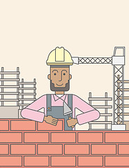 Image showing Bricklayer.