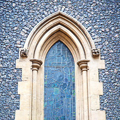 Image showing door southwark  cathedral in london england old  construction an