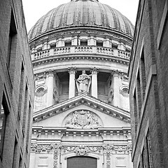 Image showing st paul cathedral in london england old construction and religio