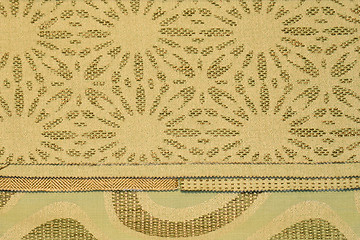 Image showing Fabric sampler green